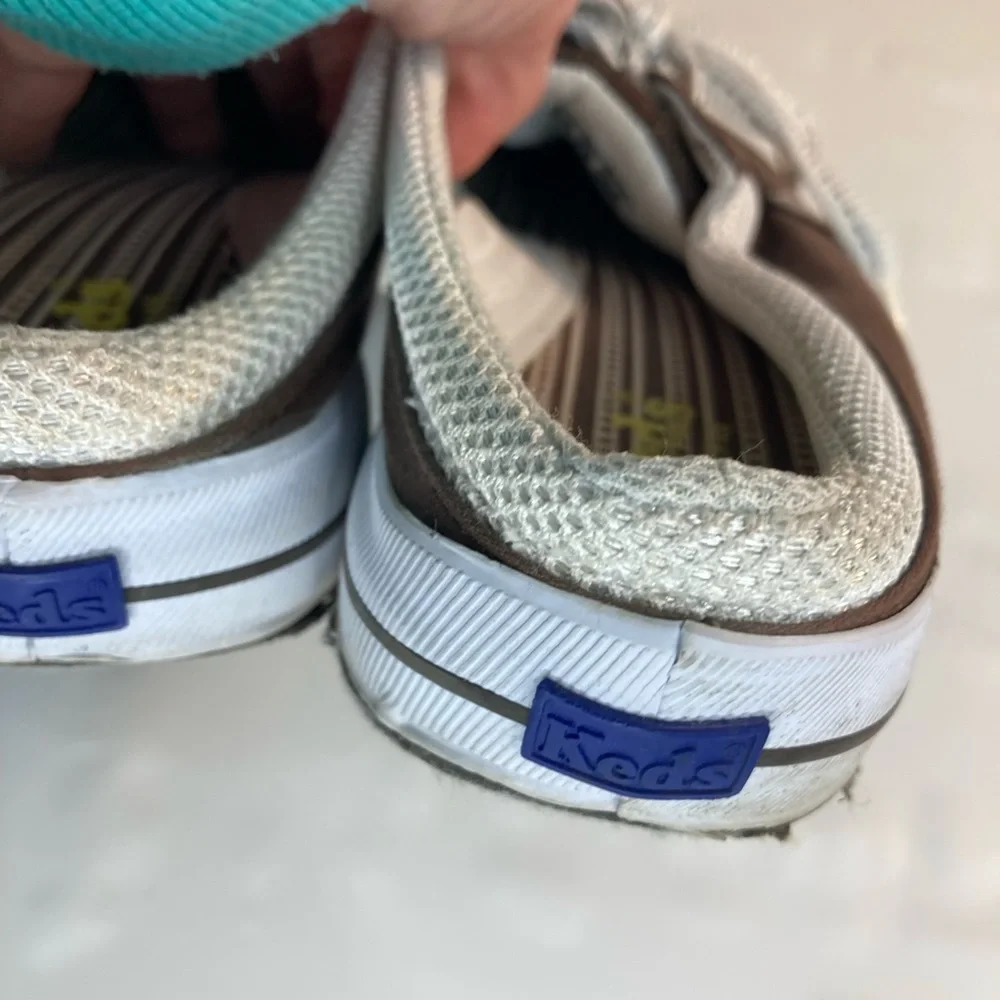 Keds Women's Size 9 Brown Slip On Sneakers With Arch Support